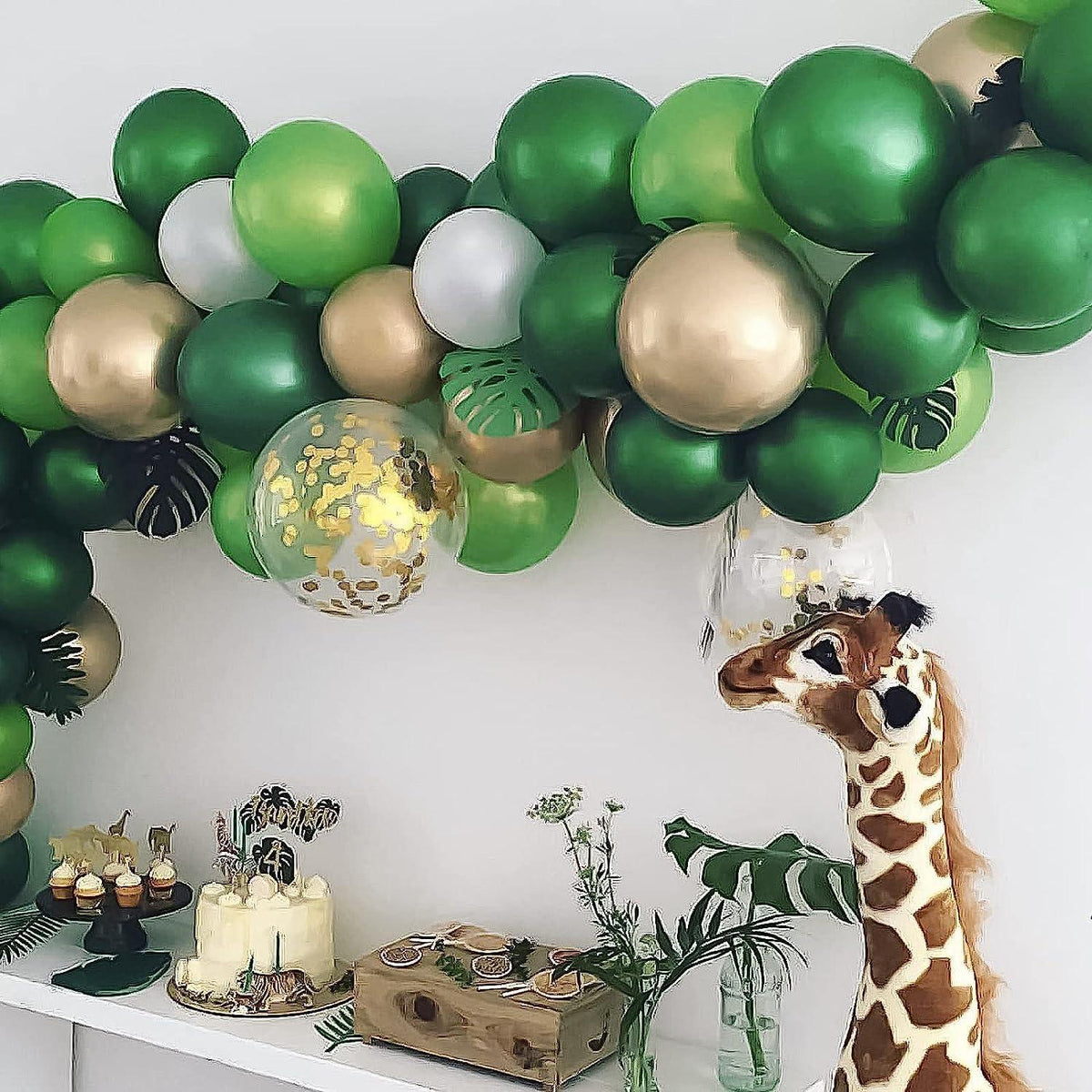 120er Set Grüne Luftballons Ballon Girlande Party Hochzeit Deko