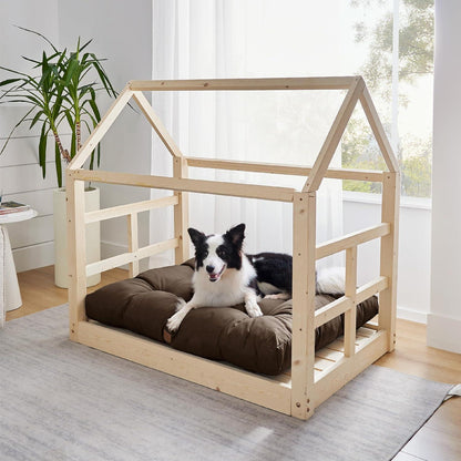 XXL Hundematratze 120x90cm waschbar, gepolstert, braun