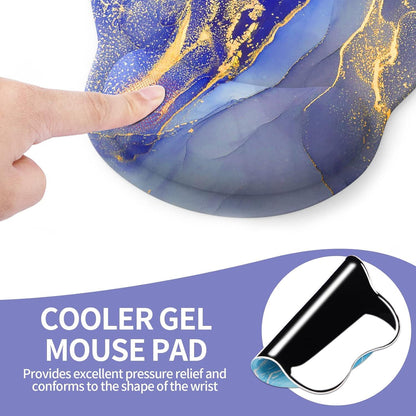 Ergonomisches Mousepad mit Handauflage und Gelkissen
