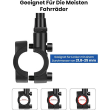 Fahrradspiegel E-Bike Links 360° Drehbar Klappbar
