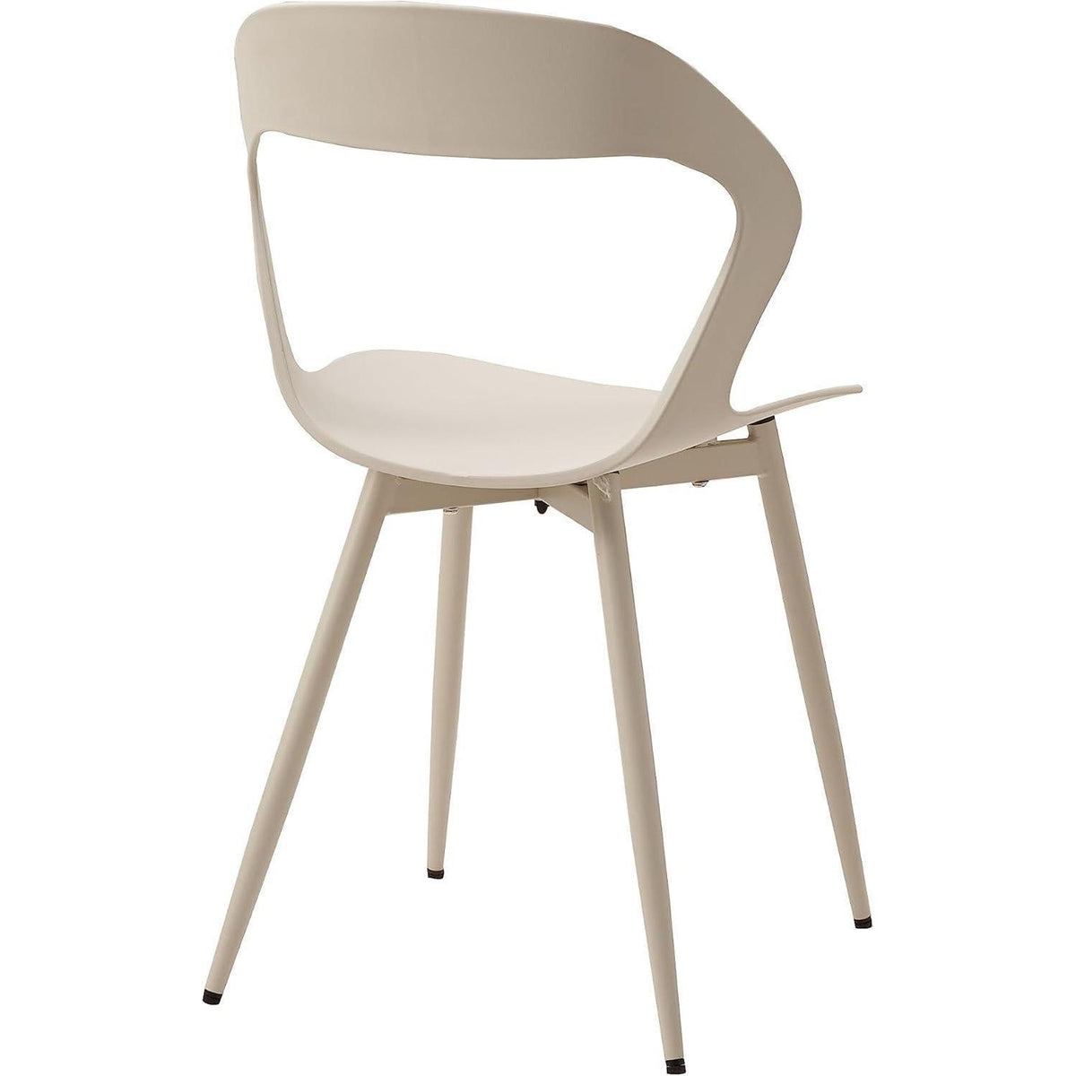 Moderner Esszimmerstuhl 6er-Set, Beige – Skandinavischer Designstuhl