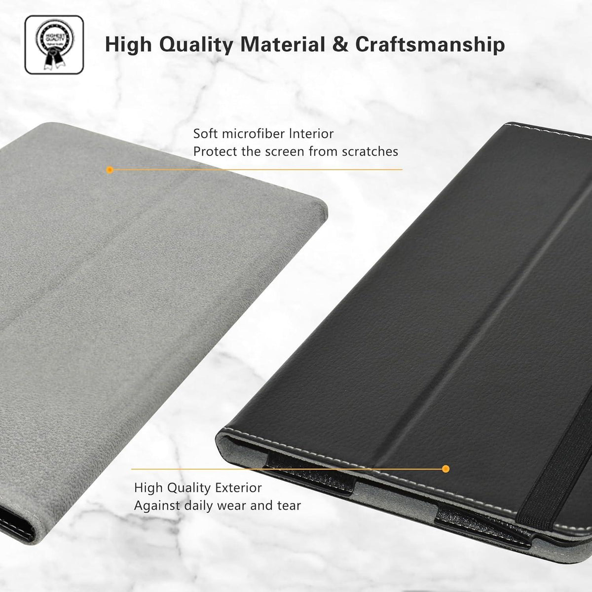 Hülle für TECLAST T50 Tablet 11 Zoll 2023 Schwarz PU Leder