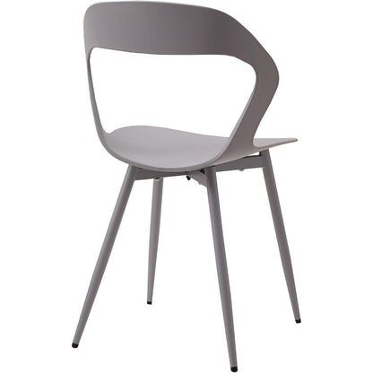 Moderner Esszimmerstuhl Set (4x) Grau – Skandinavischer Designstuhl