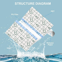 Tattoo Folie 60 Blätter 10x12cm wasserdicht transparent