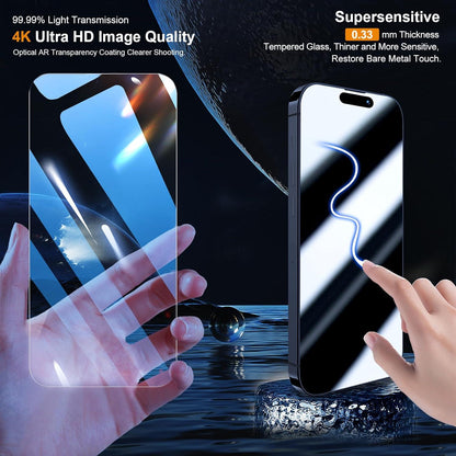 Panzer Schutz Glas + Kameraschutz für iPhone 15 Pro Max 6,7