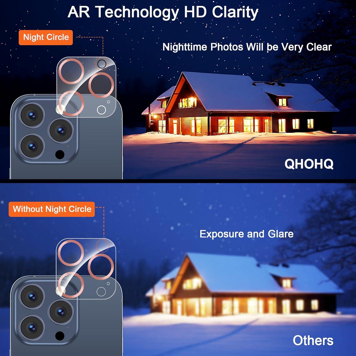 Panzer Schutz Glas + Kameraschutz für iPhone 15 Pro Max 6,7
