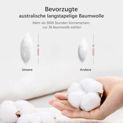 Bettwäsche Set 100% Baumwolle Stone Washed Anthrazit 220x240cm