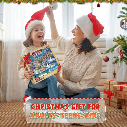 Tosekry Adventskalender 2026 Puzzle Weihnachtspuzzle 1008