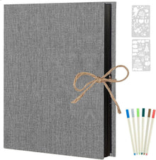 Selbstklebendes Fotoalbum Scrapbook Schwarze Seiten Fotobuch
