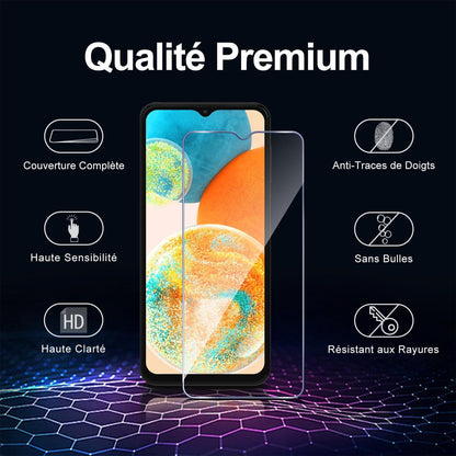 Displayschutz Samsung Galaxy A23 5G 4G 3er Pack 9H Härte Transparenz