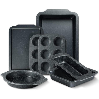 Antihaft Backformen Set 7-teilig Backen Brot Kuchen Muffins