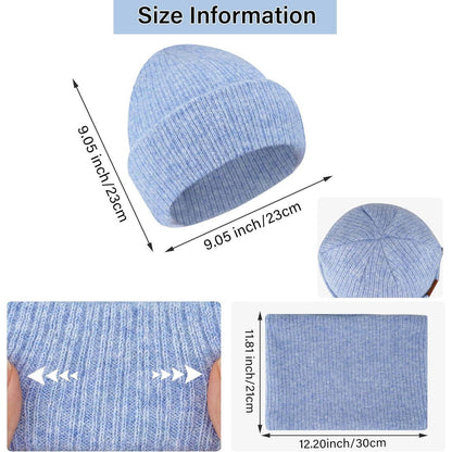 Unisex Winter Mützen & Schal Set – Warm & Stylisch