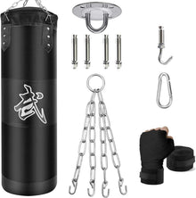 Boxsack Set Heavy Duty Punchingsäcke UNGEFÜLLT Punching Bag 80cm