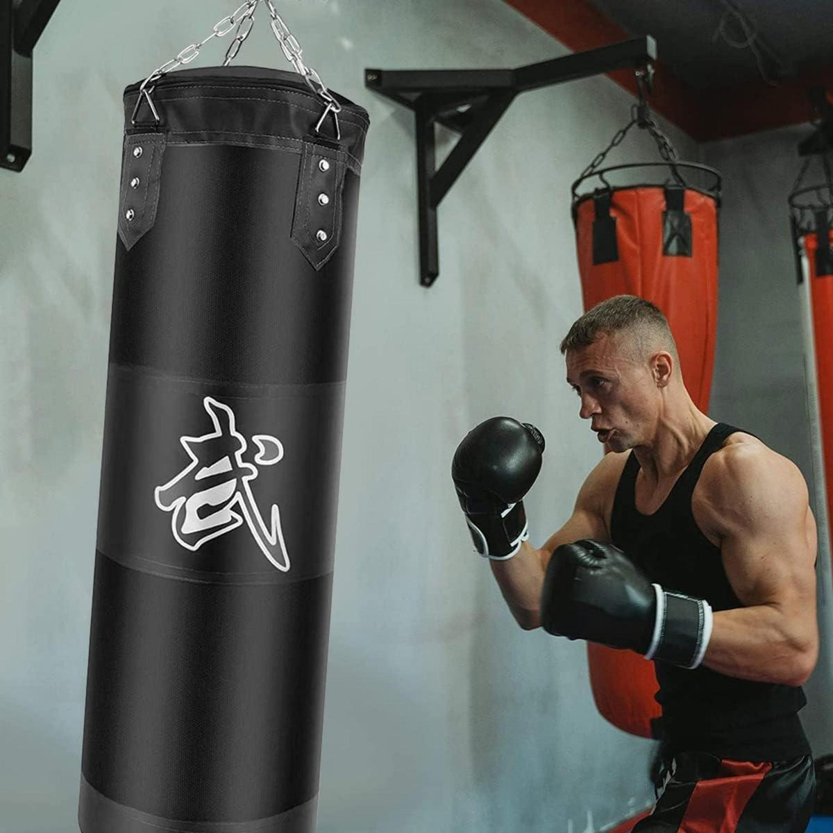 Boxsack Set Heavy Duty Punchingsäcke UNGEFÜLLT für Erwachsene und