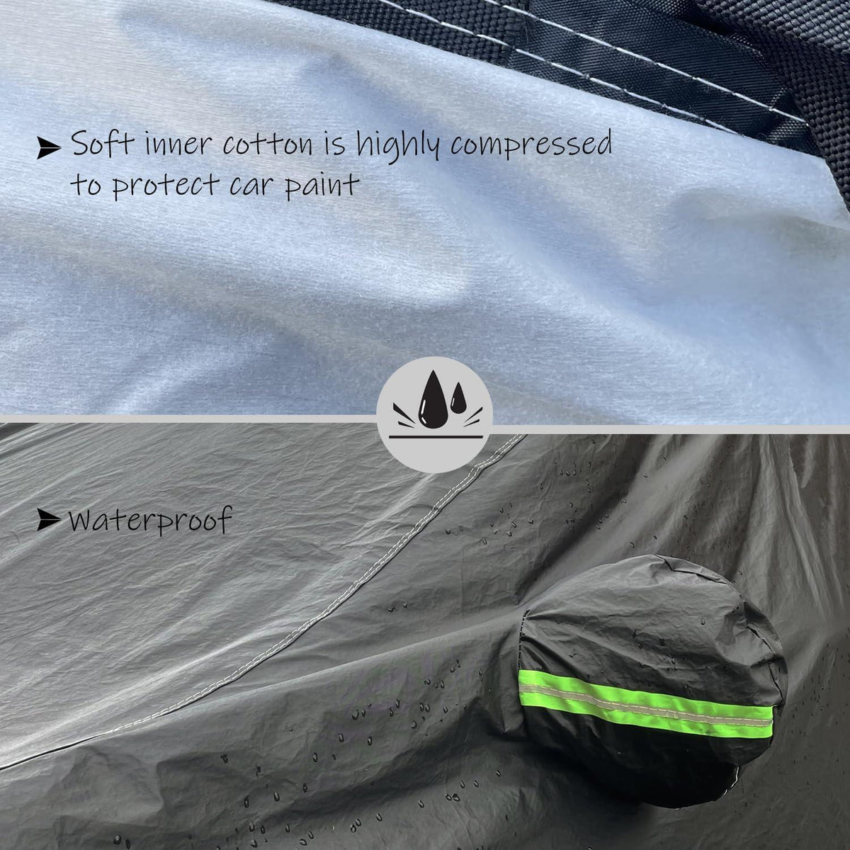 Halbe Autoabdeckung wasserdicht für SUV & Wagon (bis 480cm)