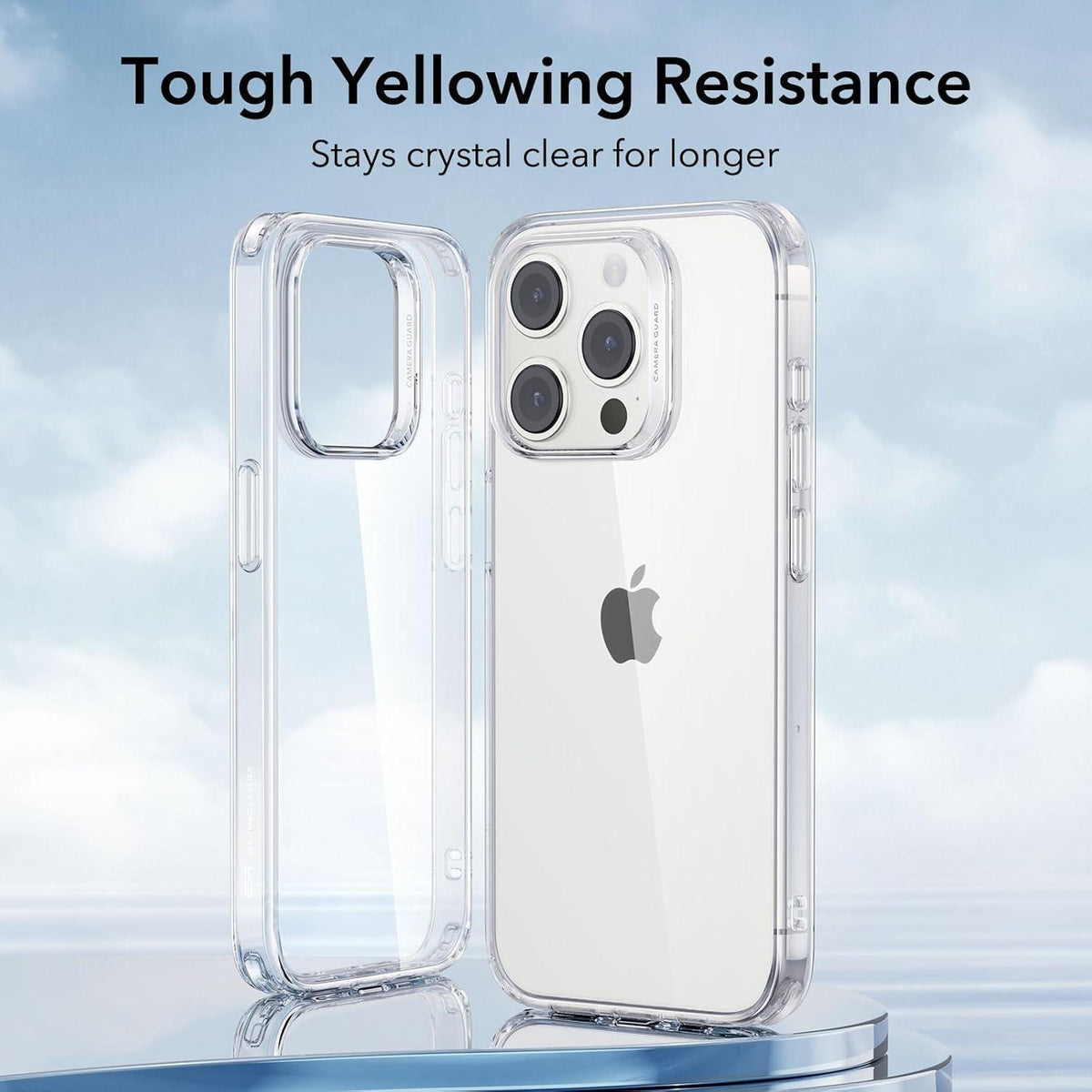 iPhone 15 Pro Hülle Klar Silikon Dünn Stoßfest