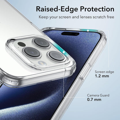 iPhone 15 Pro Hülle Klar Silikon Dünn Stoßfest