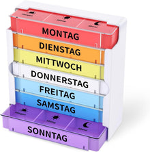 Tablettenbox 7 Tage Organizer Pillendose 3 Fächer Morgens Mittags