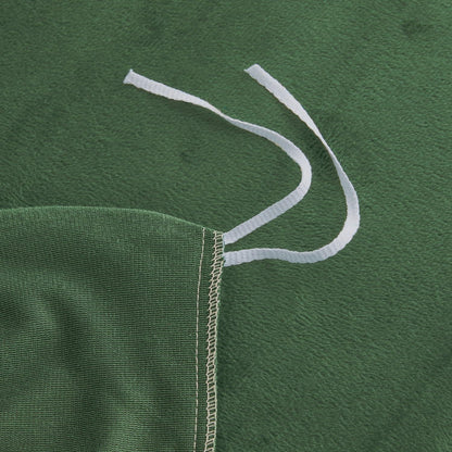 Warme Winter Bettwäsche Set 135x200 cm, 4-teilig, Grün/Salbei