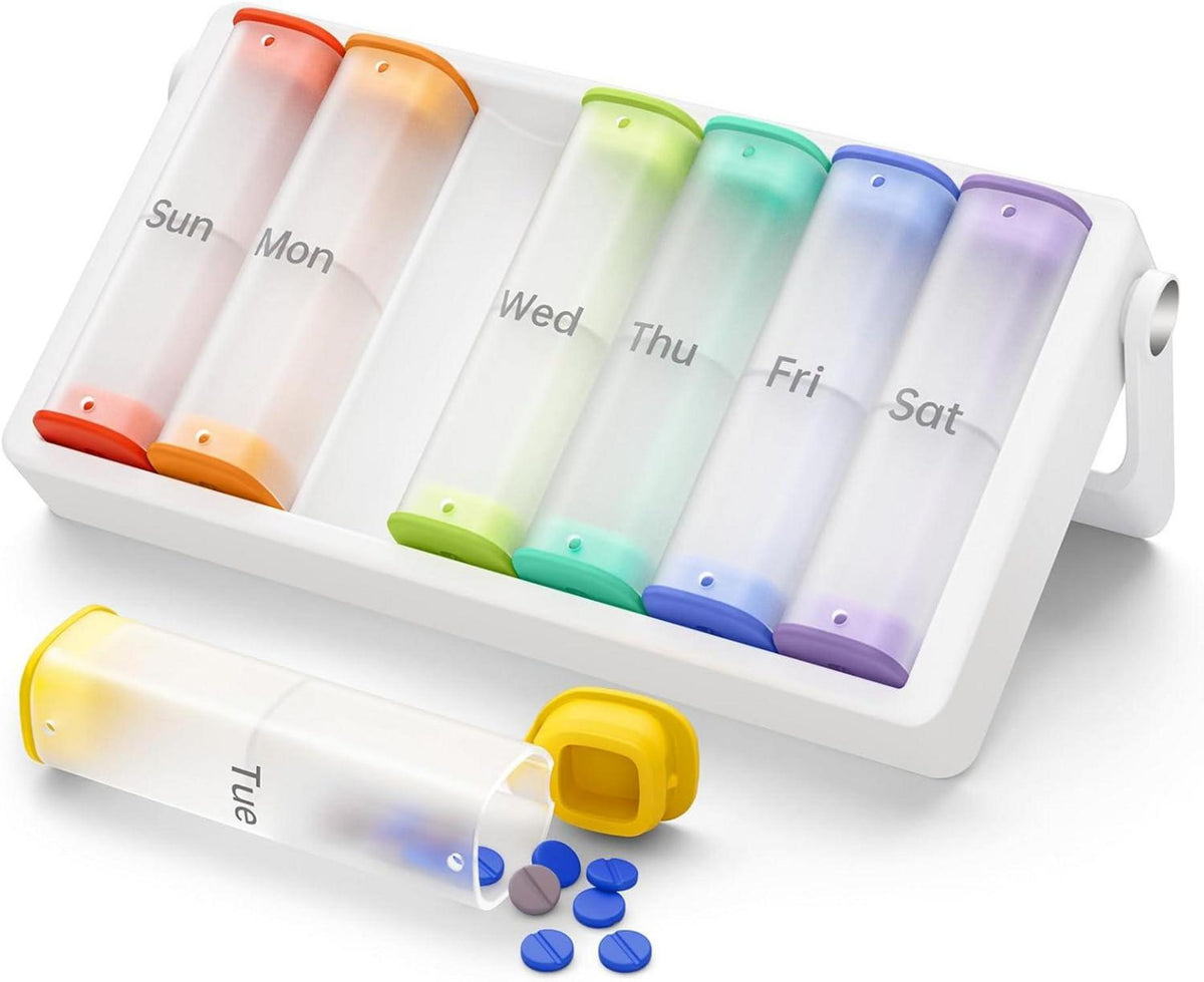Tablettenbox 7 Tage Pillendose für MedikamenteClearColor