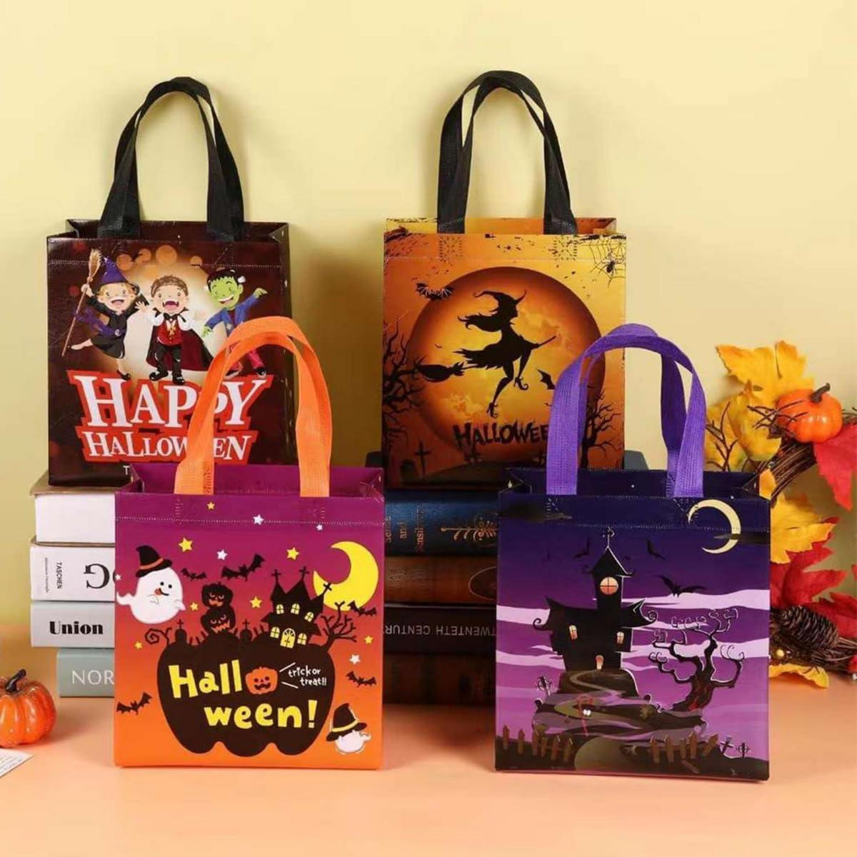 HBell Halloween Treat Bags 8Pcs Party Supplies Goodie Bags