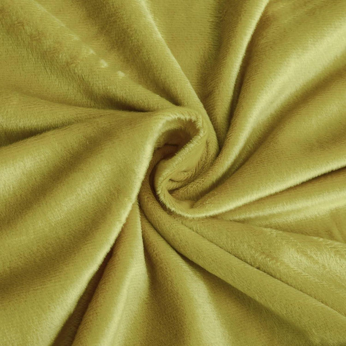 Winter Bettwäsche Set Fleece Gelb Grau 220x240cm