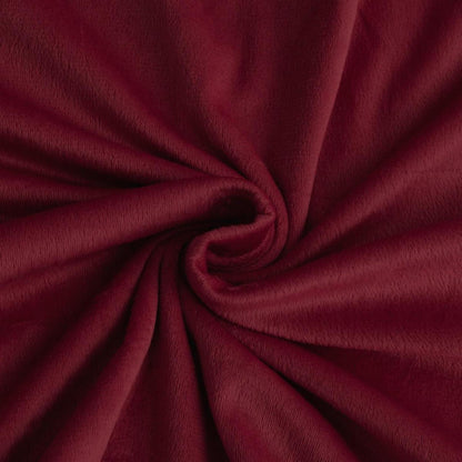 Kuschelige Plüschbettwäsche 220x240cm Rot/Grau mit Kissenbezügen