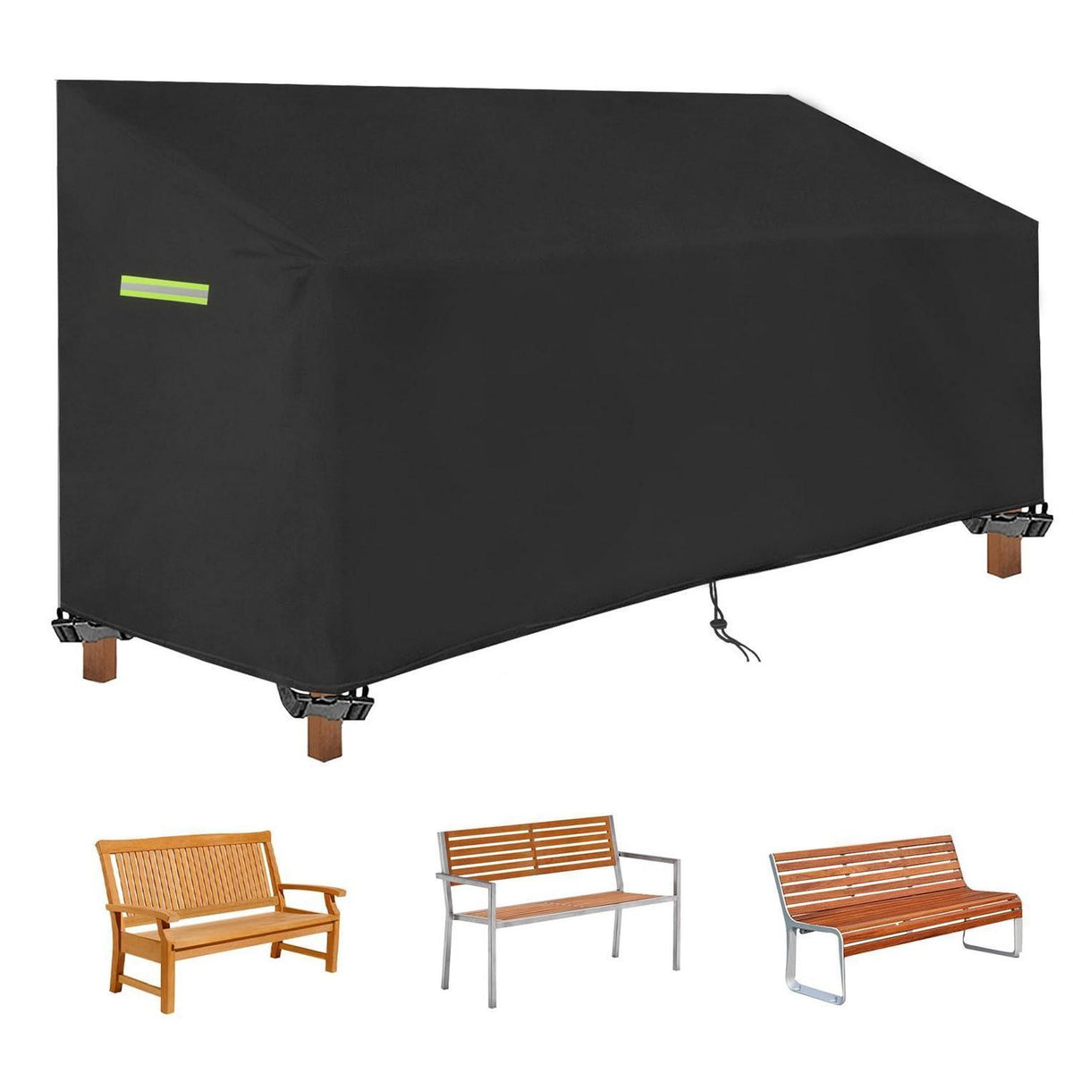 Gartenbank Abdeckung Wasserdicht 165x67x65/91cm Schutzhülle
