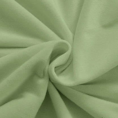 Flauschige Bettwäsche-Set 135x200 cm – Grün, Grau, Hellgrün