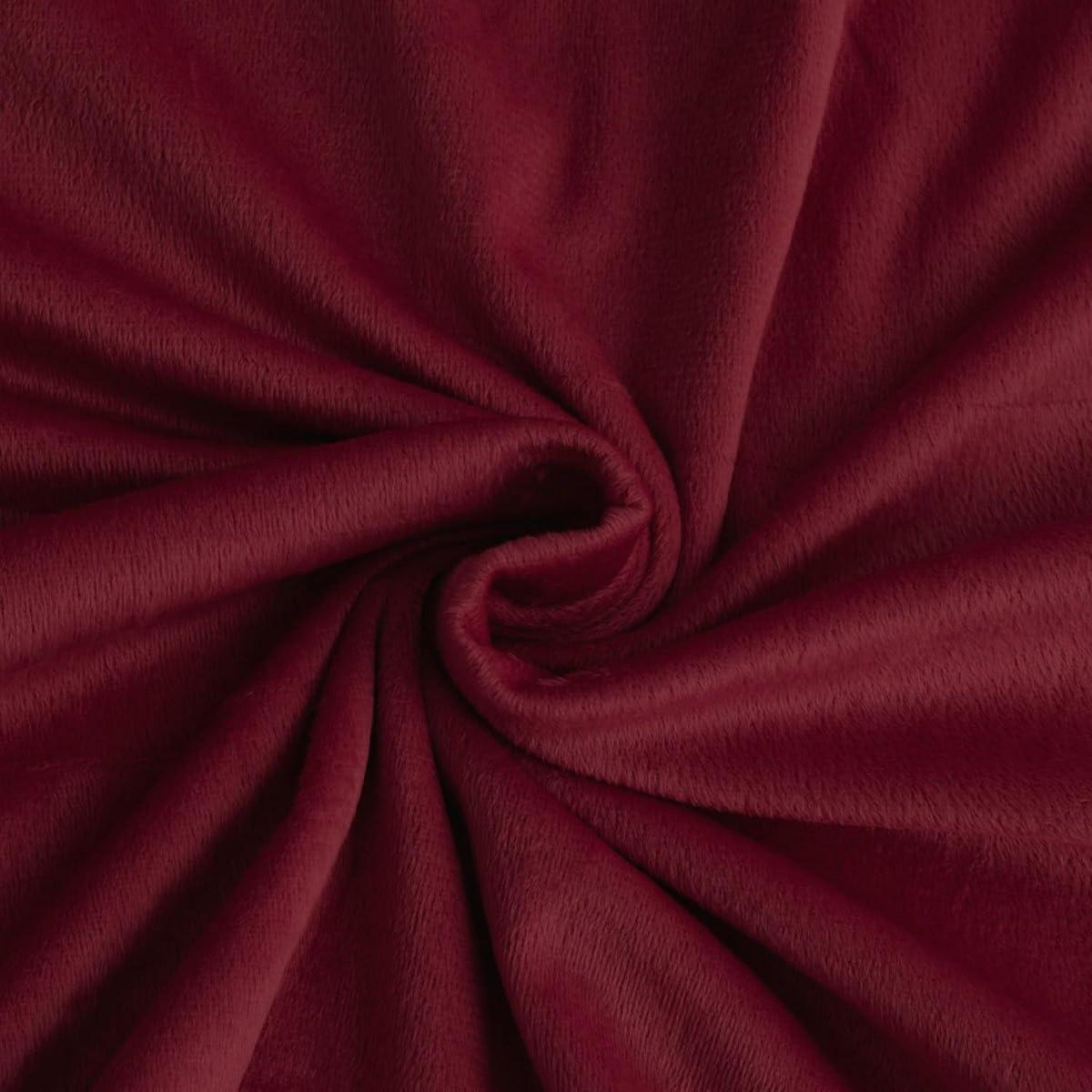 Kuschelige Coral Fleece Bettwäsche Set 135x200cm Rot/Weinrot/Grau