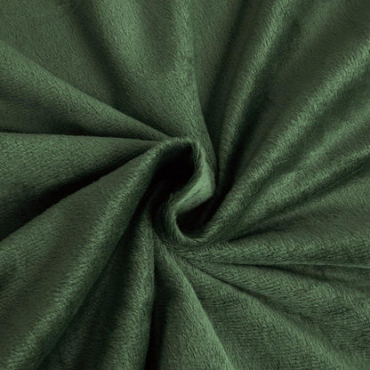 Kuschelige Fleece Bettwäsche 135x200 - Grün Oliv, Grau, Coral