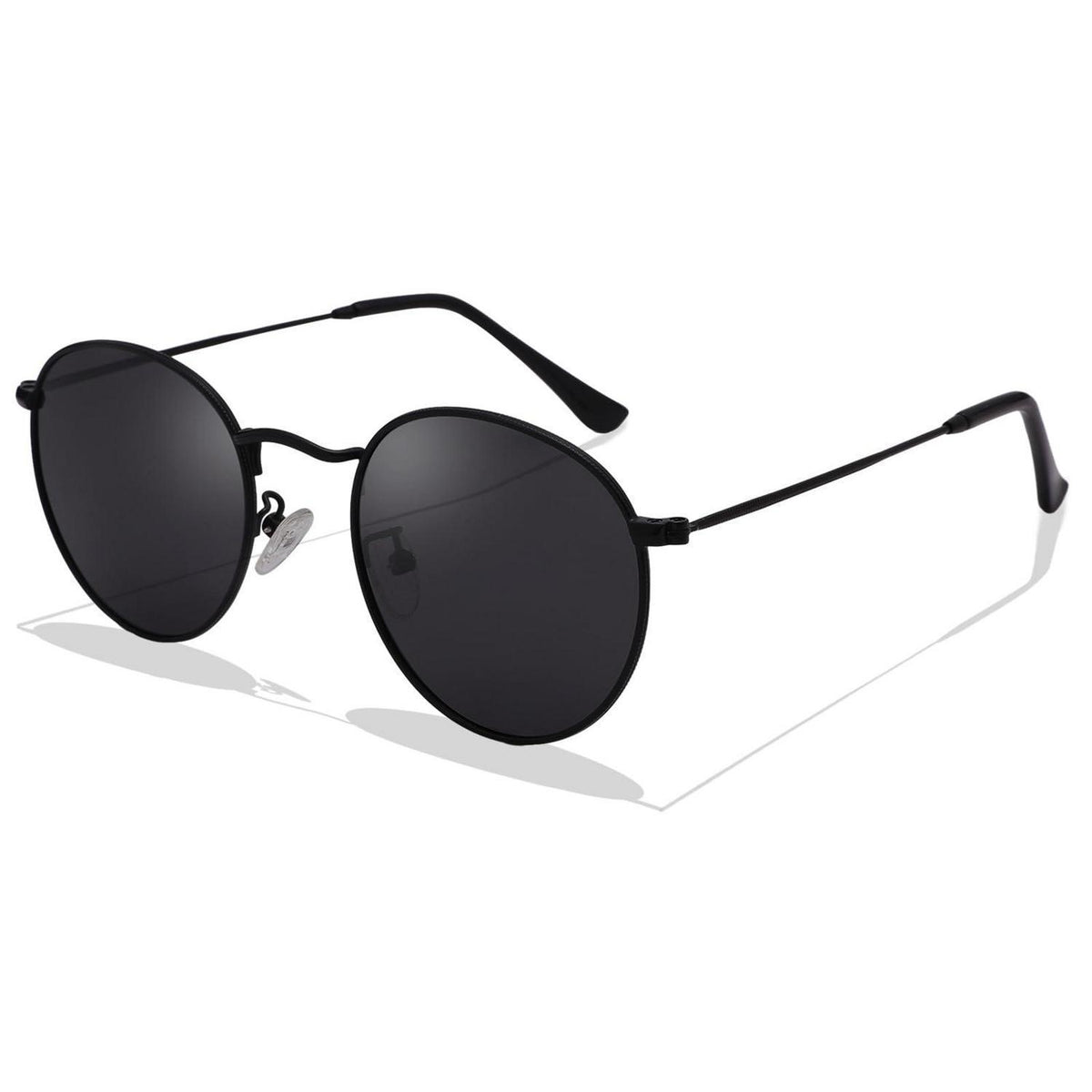 Retro Sonnenbrille polarisiert Herren Damen Rund UV400
