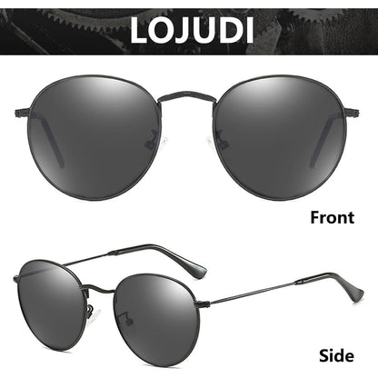 Retro Sonnenbrille polarisiert Herren Damen Rund UV400