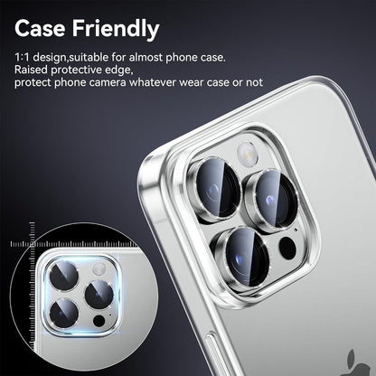 Kameraschutz für iPhone 15 Pro - 9H Härte Metallglas