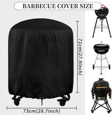 Grillabdeckung Ø 73cm Kugelgrill Runder Abdeckung 420D