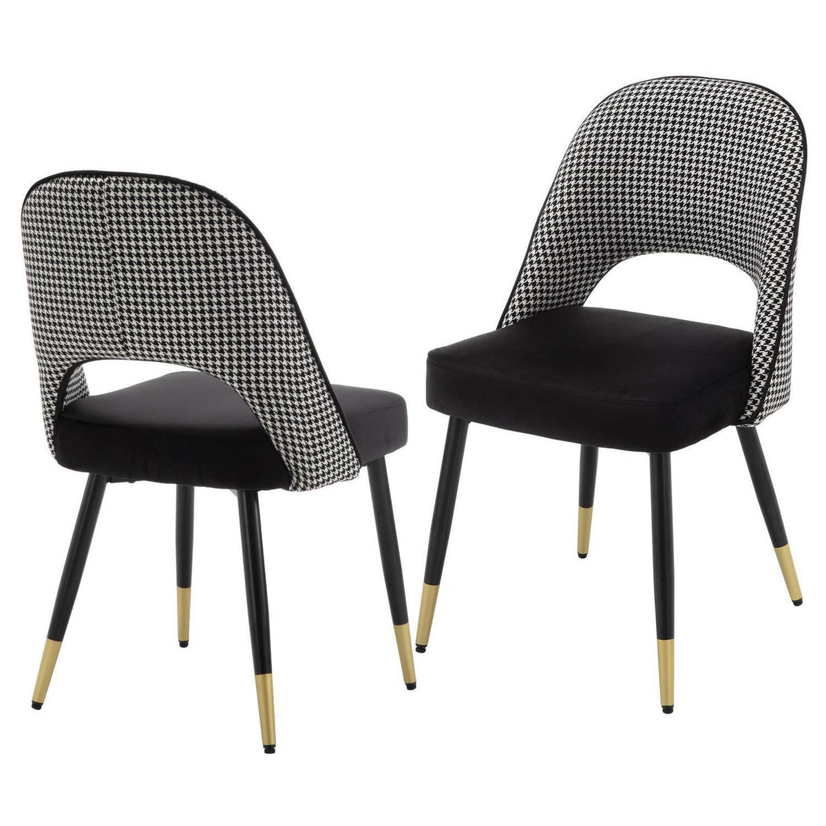 Samt Esszimmerstühle 2er Set – Modern & Komfortabel