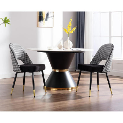 Samt Esszimmerstühle 2er Set – Modern & Komfortabel