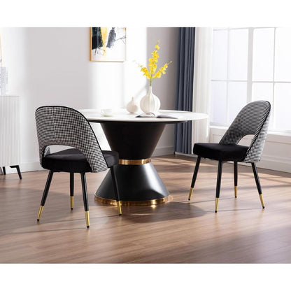 Samt Esszimmerstühle 2er Set – Modern & Komfortabel