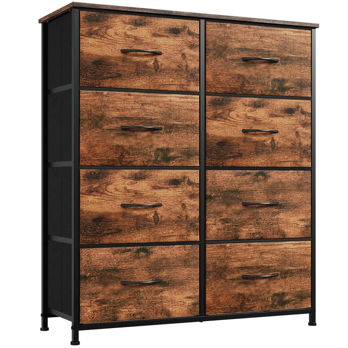 Kommode mit 8 Stoffschubladen – Schlafzimmer Organizer