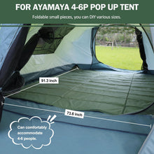 AYAMAYA Zelt Isomatte für 4-6 Personen Popup Zelte