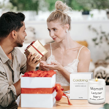 Lavendel Duftkerze Mama Geschenk 200g Weihnachten Mutter Geburtstag