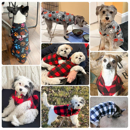 Hundepullover Fleece Weste – Warm & Bequem für Kleine & Mittelgroße Hunde