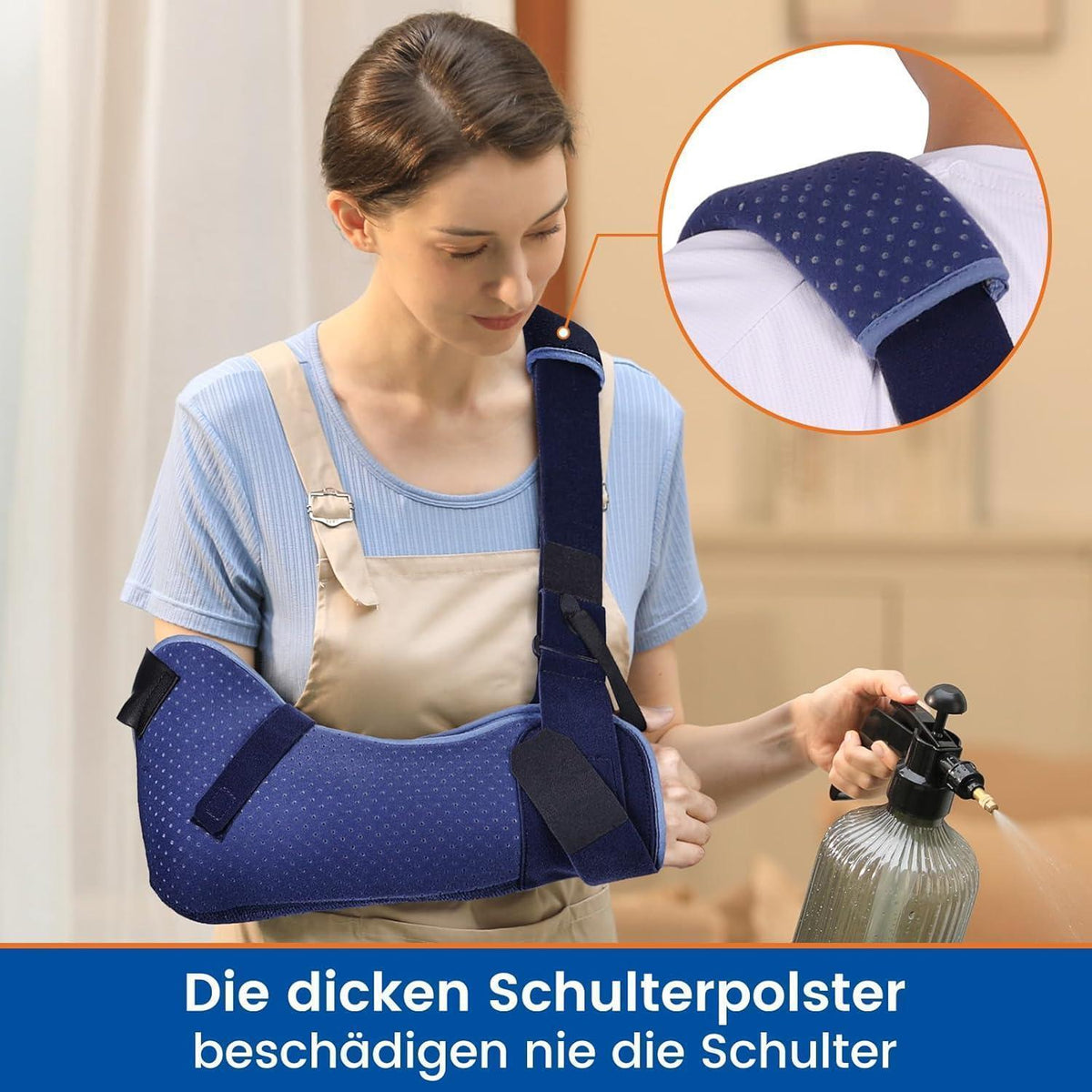 Armschlinge Schulterstütze links M (73-104cm) – Komfort & Stabilität