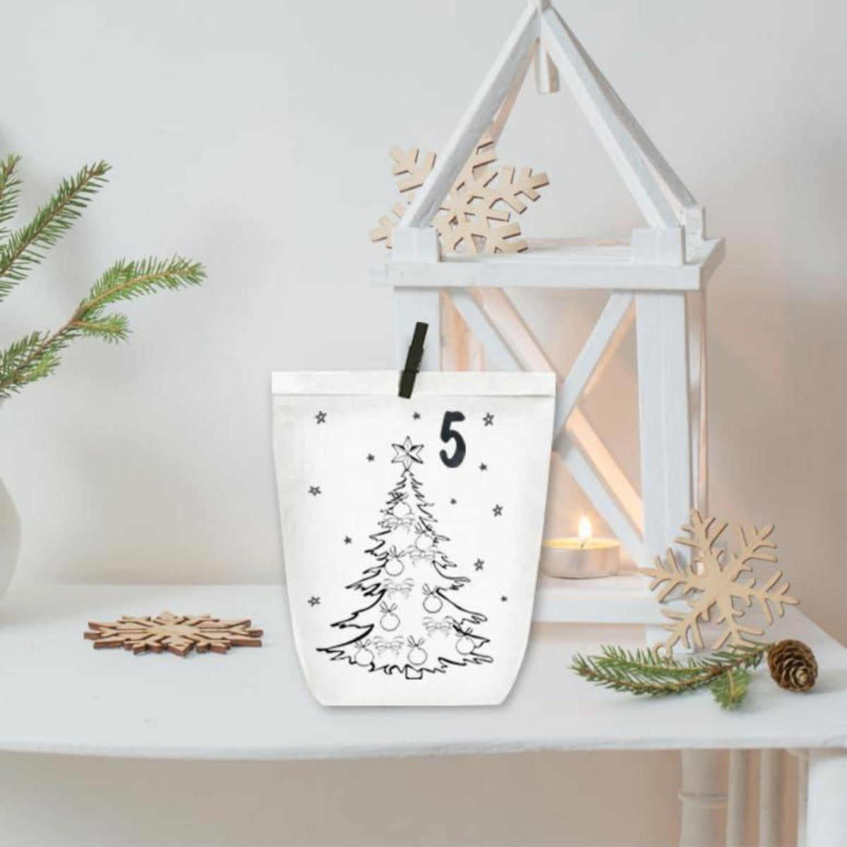 Adventskalender Weihnachtstüten zum Selber Basteln