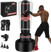 Boxsack Stehend 180cm mit Boxhandschuhen und Luftpumpe