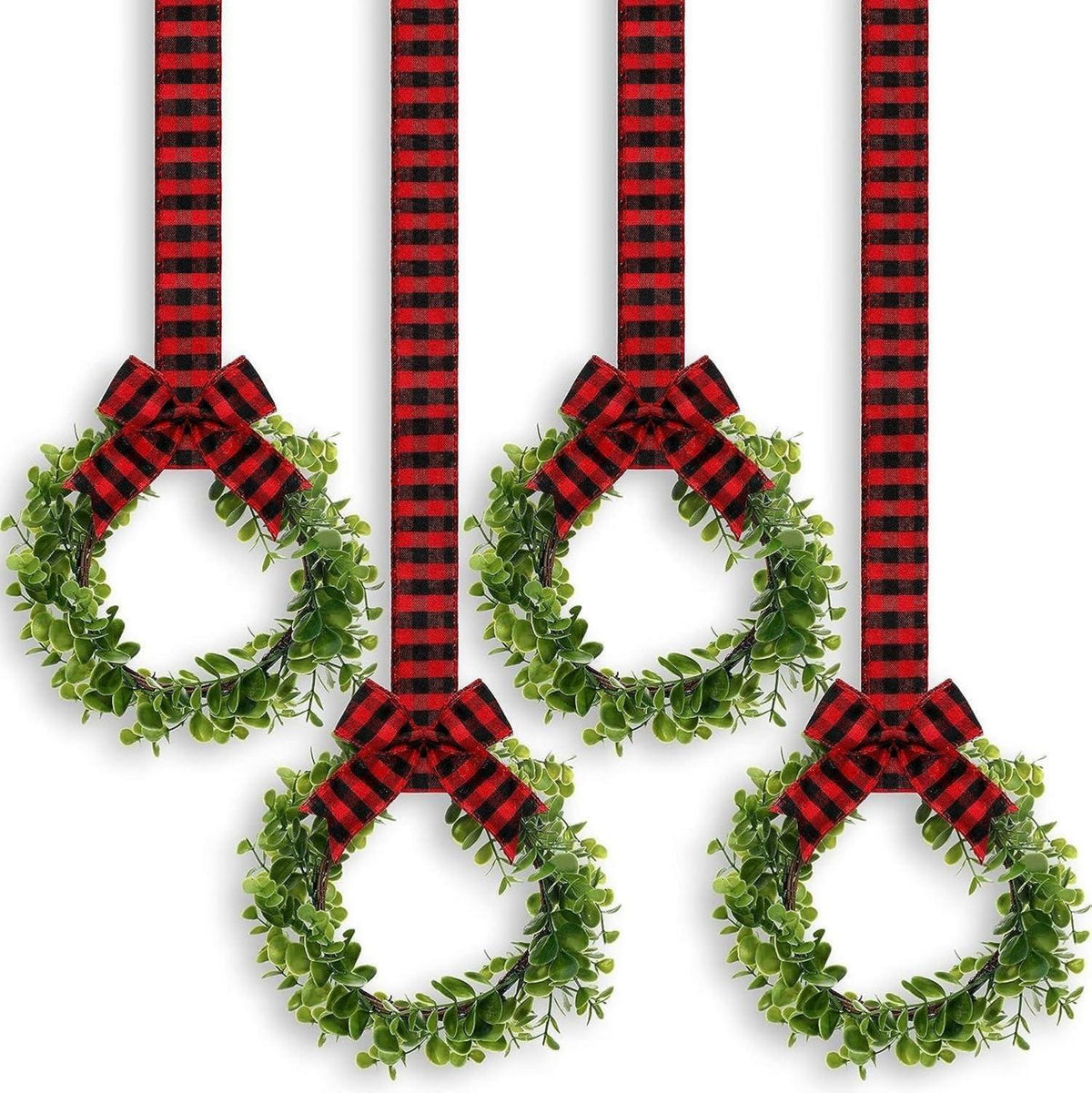 Weihnachtliche Künstliche Buchsbaumkränze für Küchenschrankdekoration