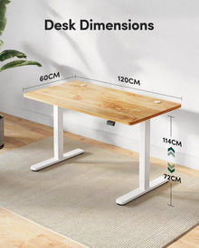Höhenverstellbarer Schreibtisch Elektrisch 120x60 cm