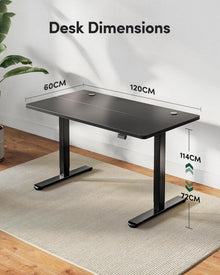 FEZIBO Elektrischer Höhenverstellbarer Schreibtisch 120x60