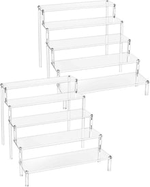 Acryl Display Ständer 2er-Pack Transparente Acryl Riser für Figuren
