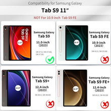 EasyAcc Samsung Galaxy Tab S9 2023 11 Zoll Hülle Schwarz
